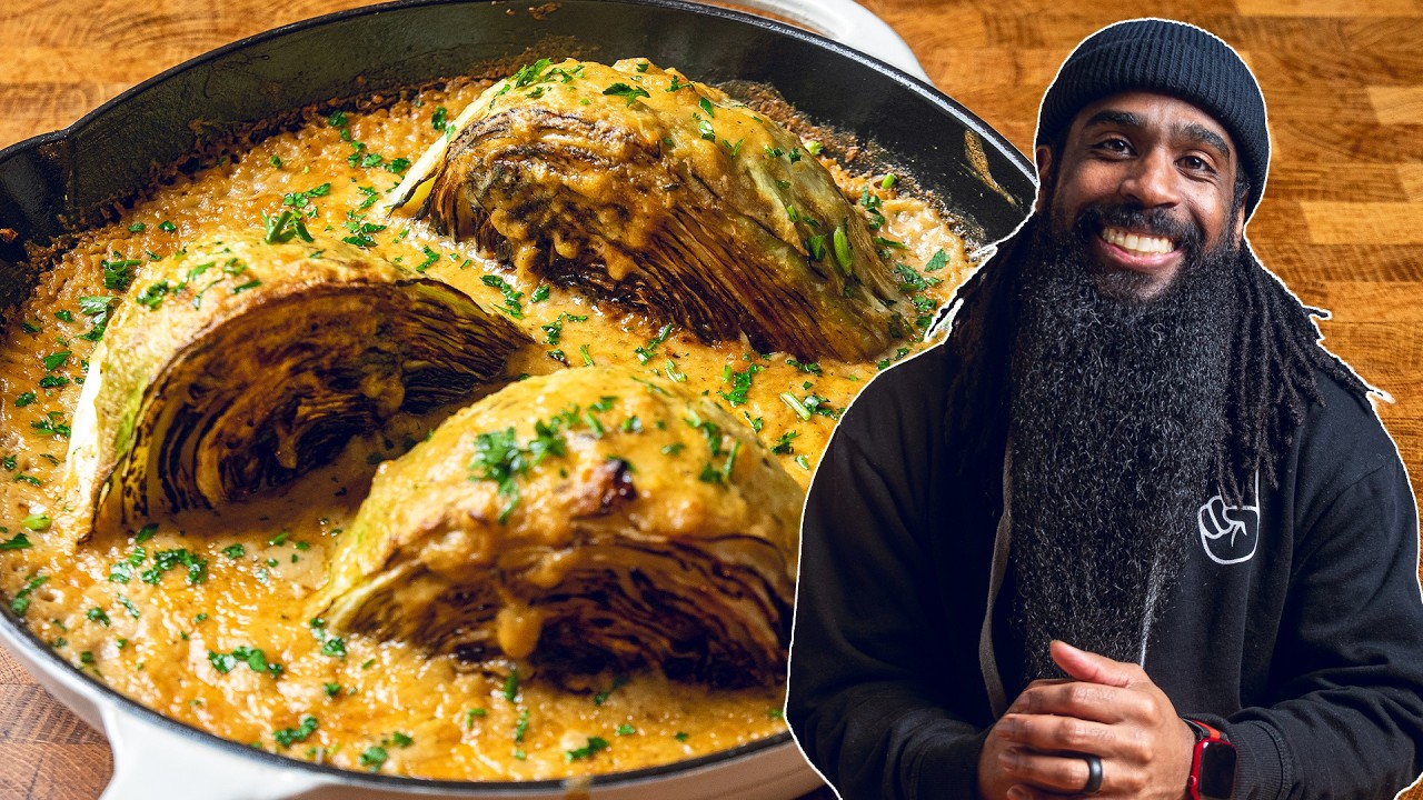 Эта простая запеченная капуста на вкус как блюдо из пятизвездочного ресторана.