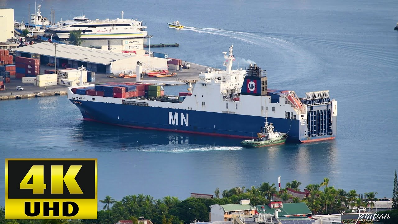April 29, 2020 : RoRo Cargo Vessel MN CALAO was seen in Papeete Tahiti