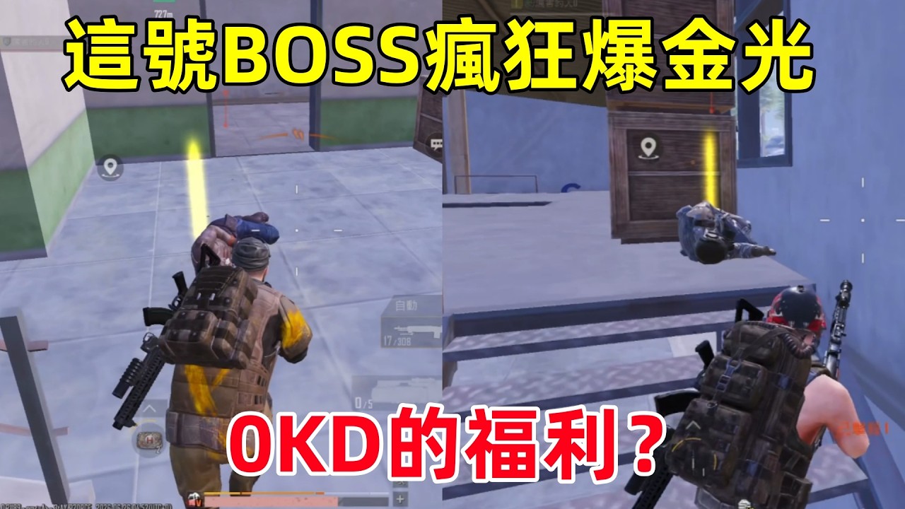 0擊殺，0KD，0掠奪？扶貧最慘粉絲，結果打BOSS全爆金光，狠狠羨慕了
