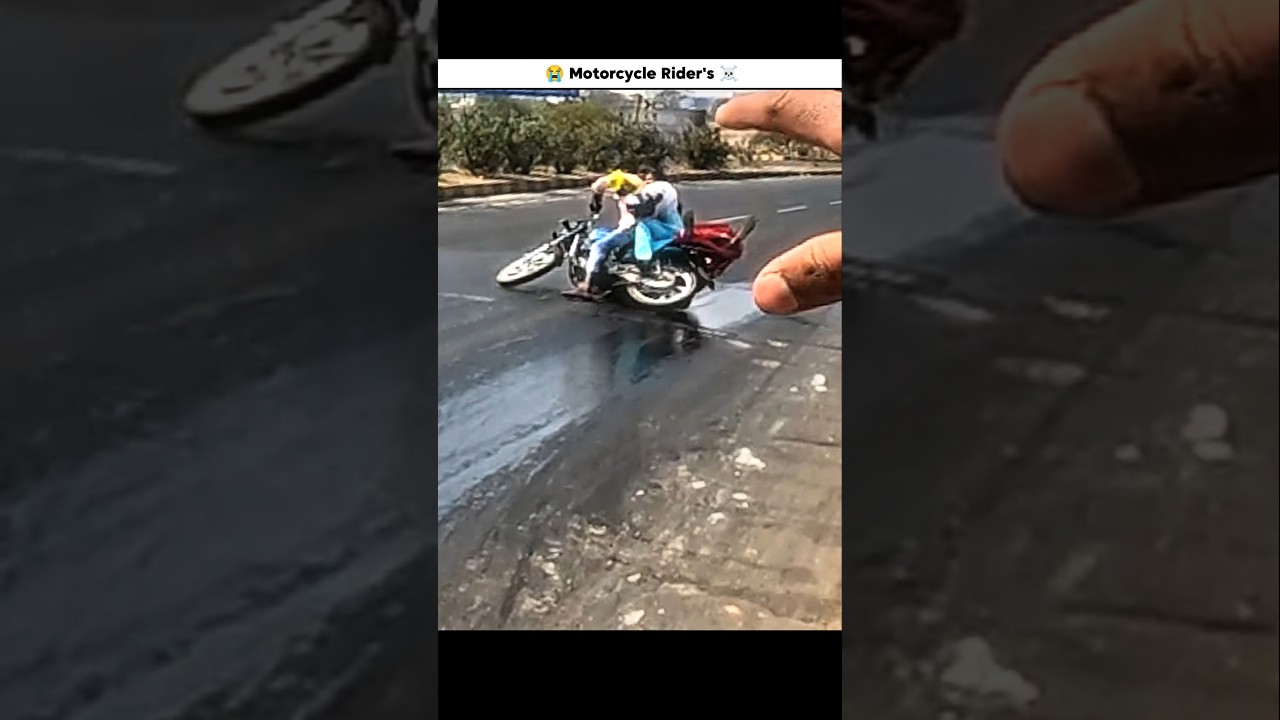 THIS IS WHY RIDERS DON&rsquo;T💥 Feel Safe in India#crash#shorts#motorcyclecrashes