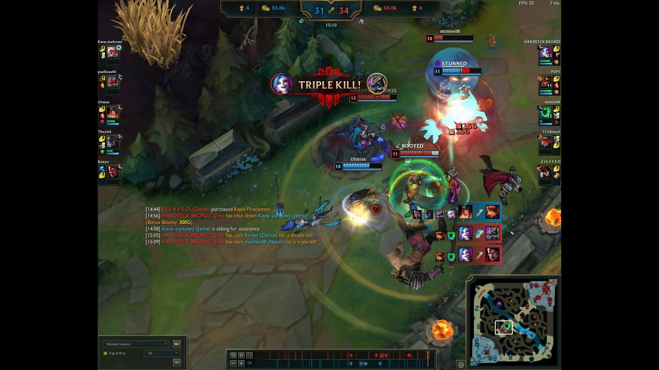 Jinx ADC Pentakill S11 - Hardstck Bronze