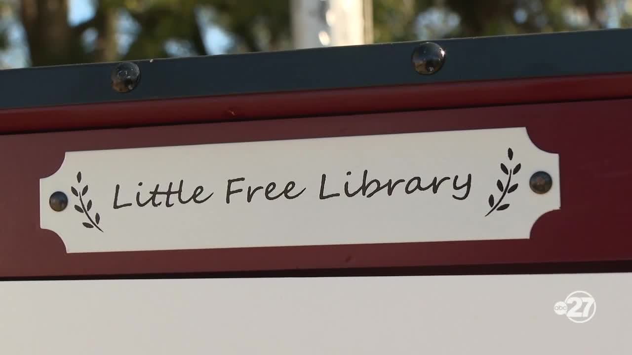 The City of St. Marks has put in a new little free library to help get books to children