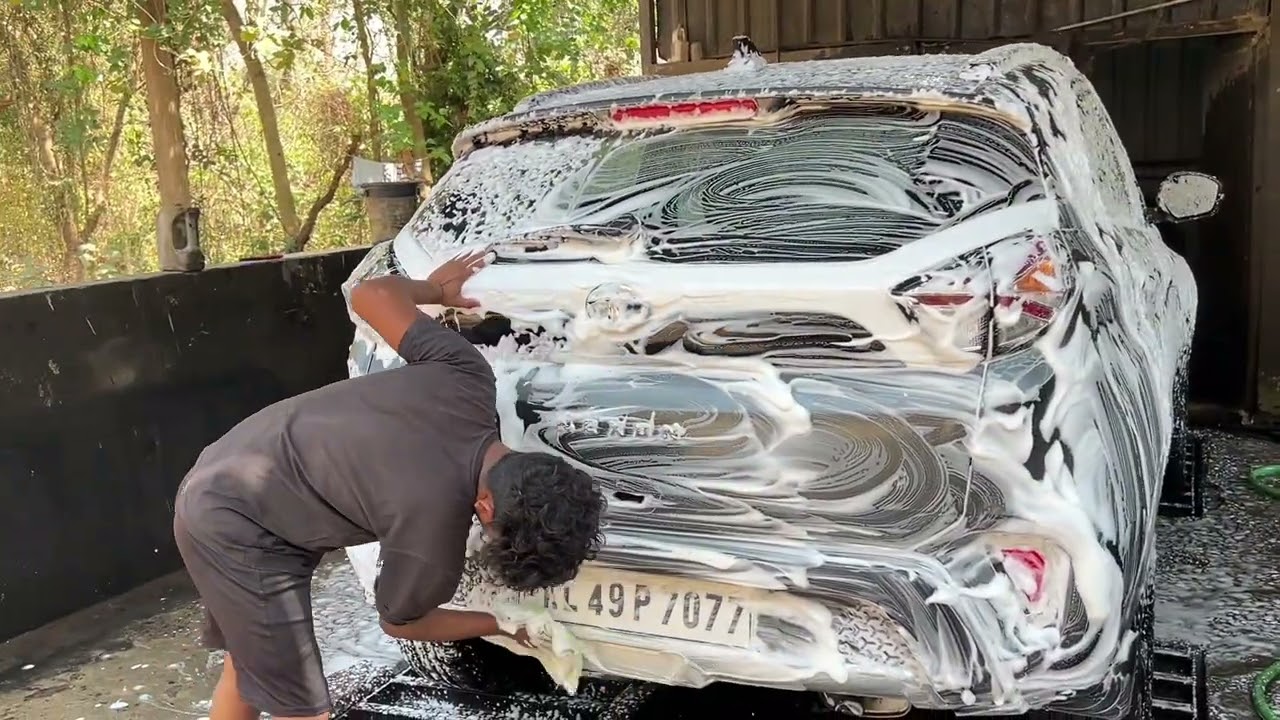 Deep Indian Car Washing 