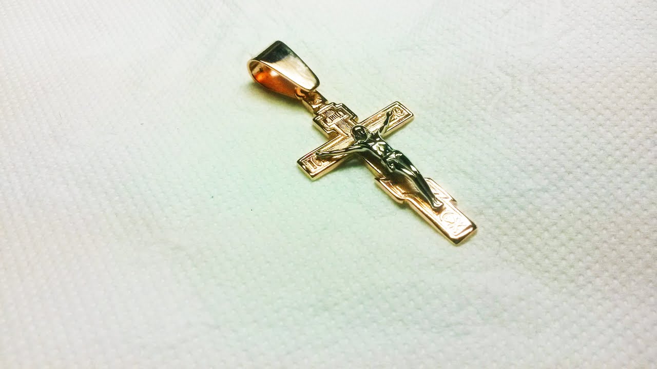 Изготовление золотого крестика\Manufacturer Golden cross