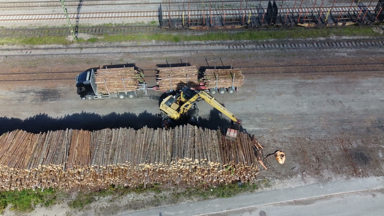 Ljusdal's Timber Terminal