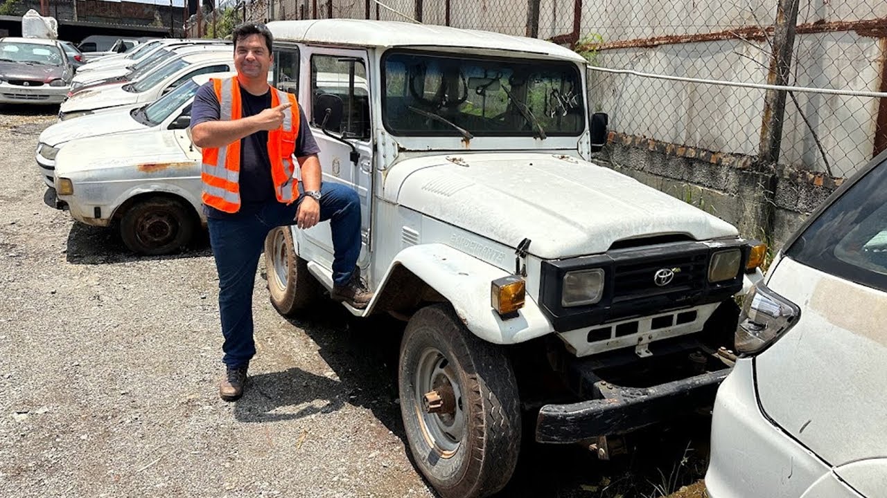 LEILÃO DE 4X4: TOYOTA BANDEIRANTE E JIPE ENGESA *raridades*