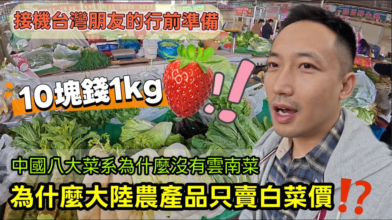 接機台灣朋友的行前準備｜大陸農業的附加值為什麼就是上不去？我為什麼辭去在大陸的工作之——小王篇【帶台灣eye雲南 第二季】