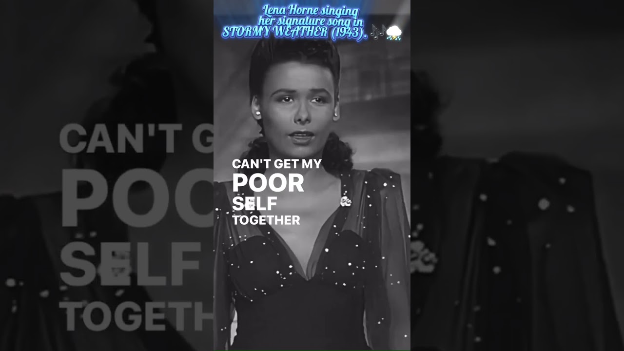 Лена Хорн исполняет свою коронную песню в фильме «Штормовая погода» (1943). 🎶⛈