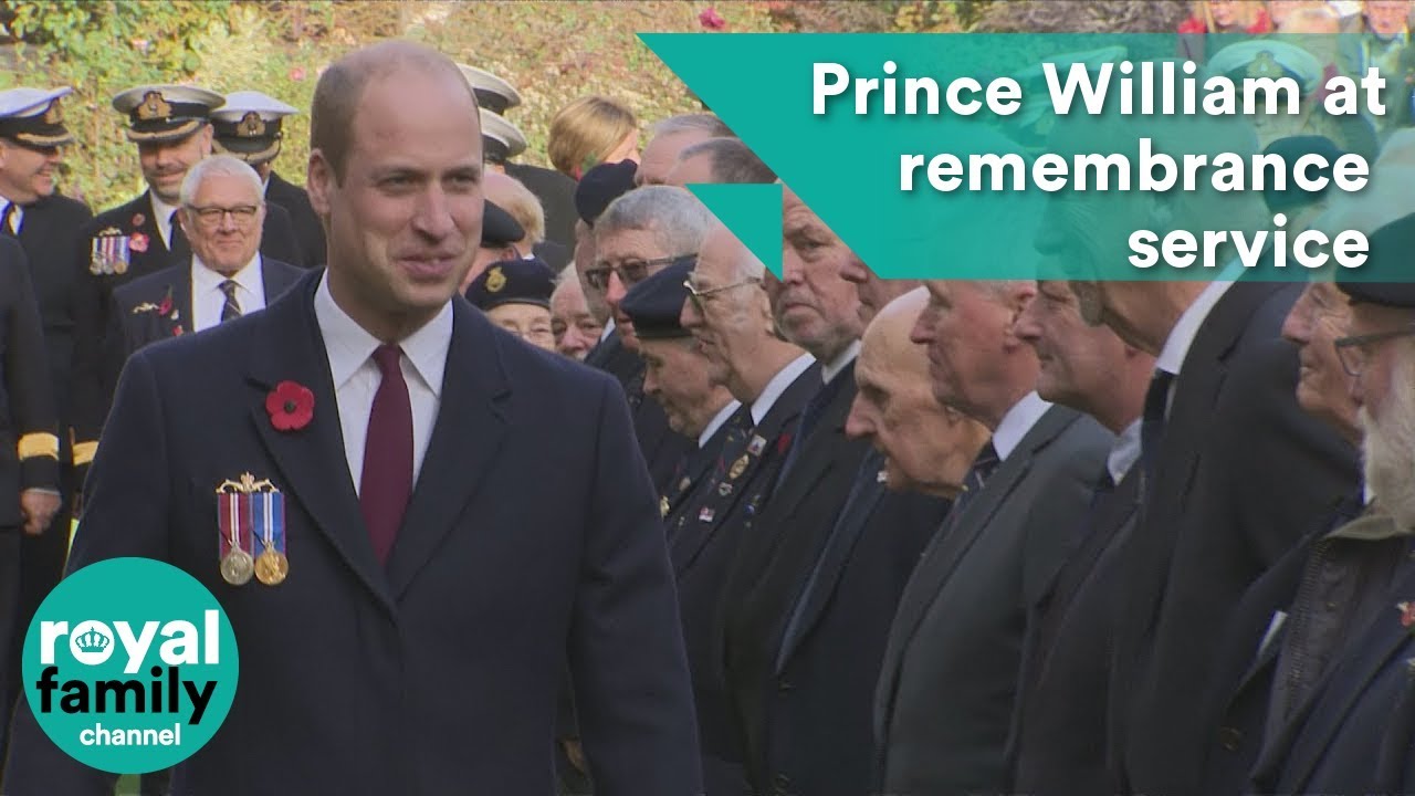 Prince William attends submariners’ remembrance service and parade