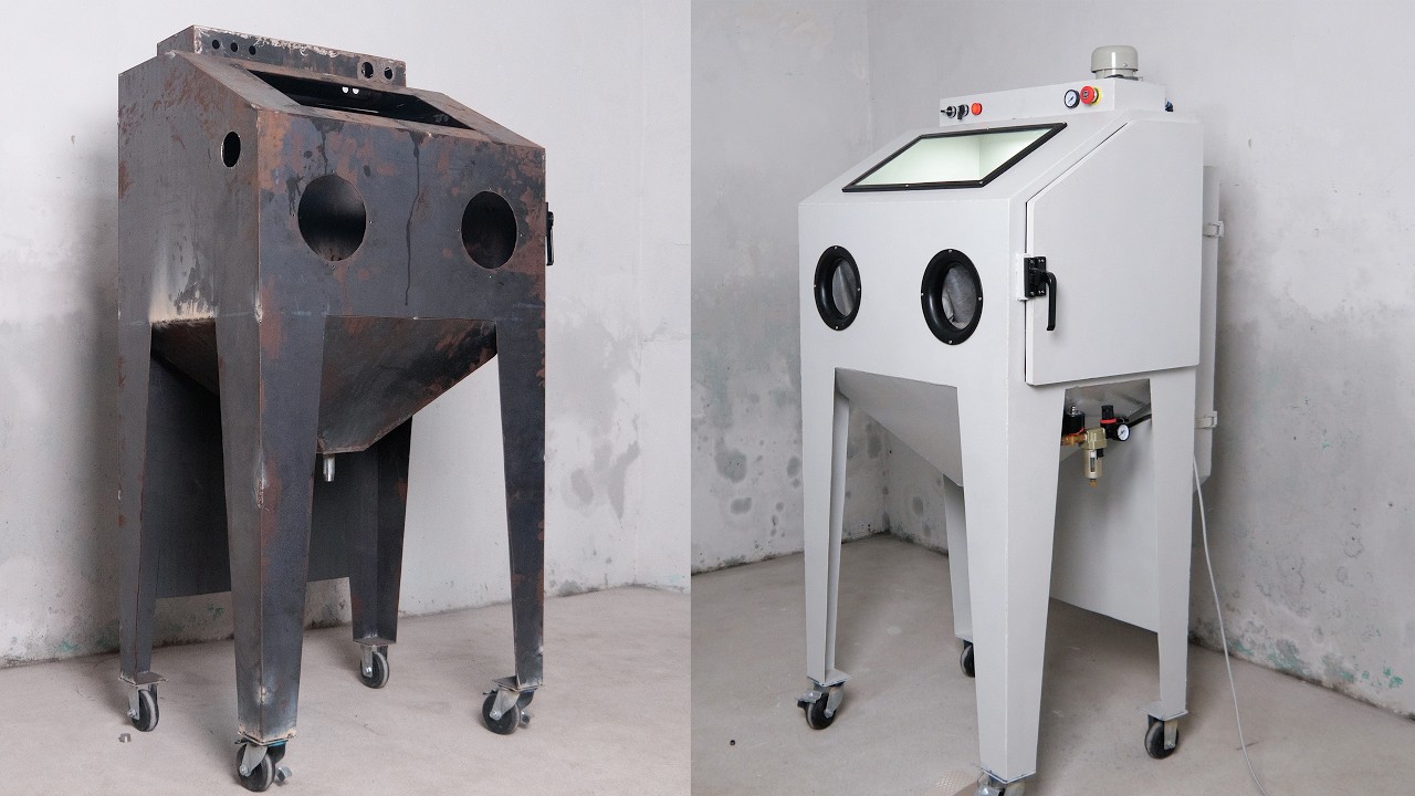 DIY Sandblasting Cabinet | Complete System for Rust Removal