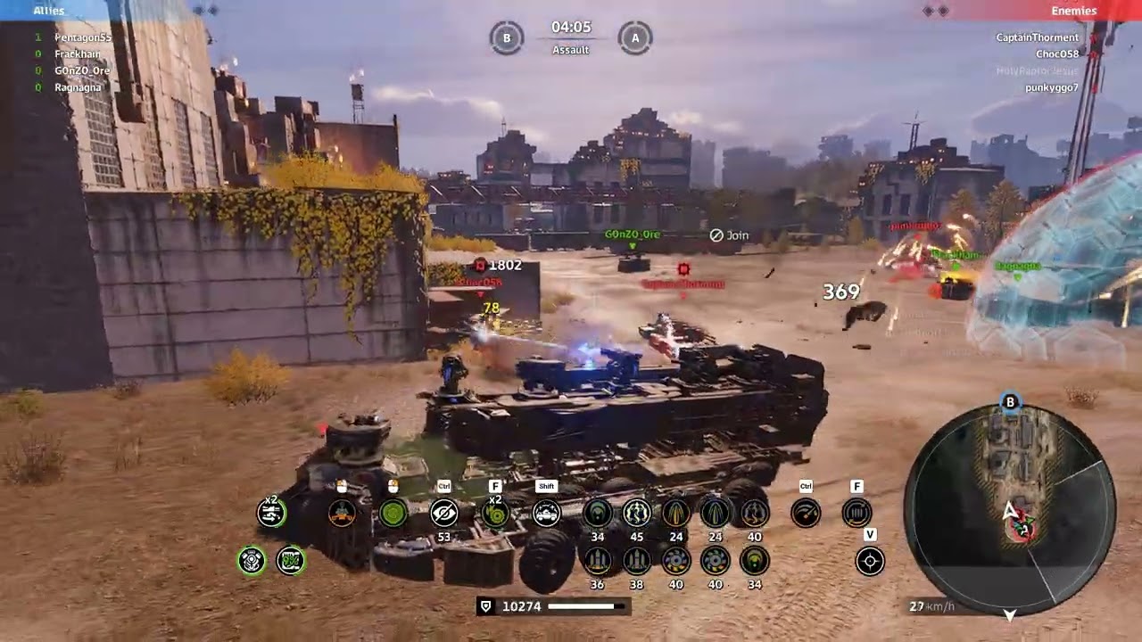 Crossout Levi CW L0V3 vs ALTF4