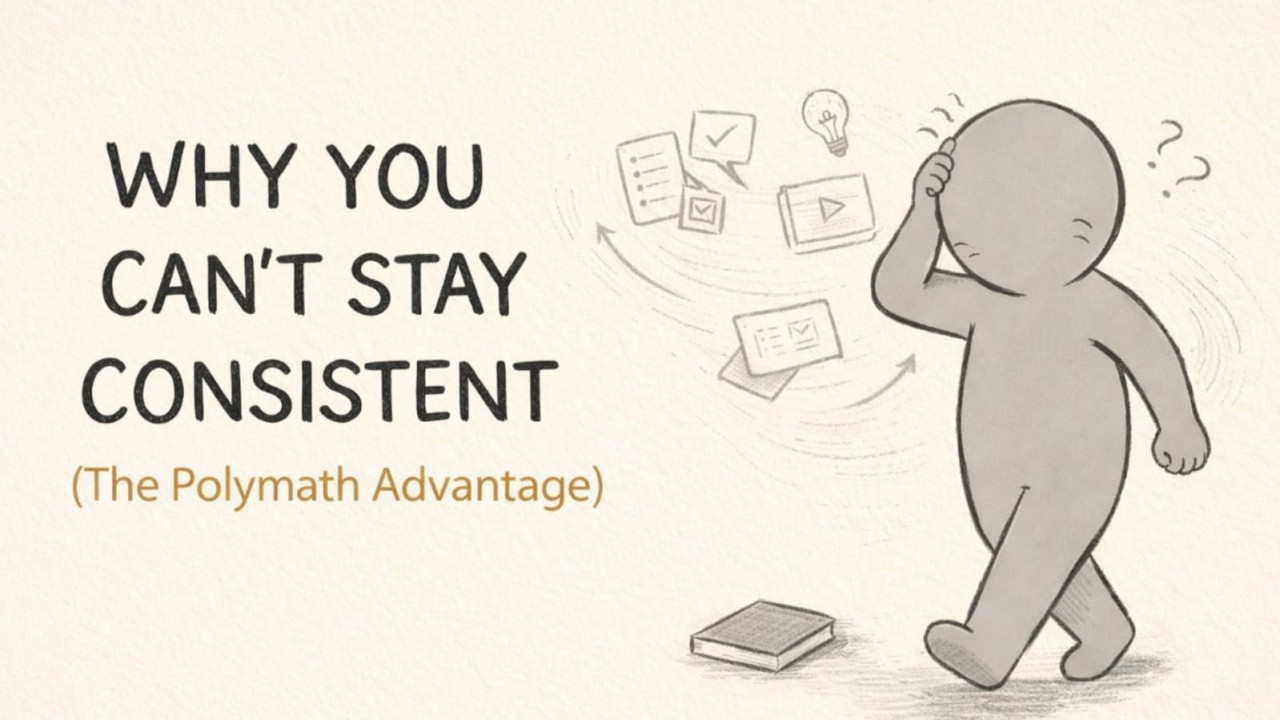 Why You Can’t Stay Consistent (The Polymath Advantage)