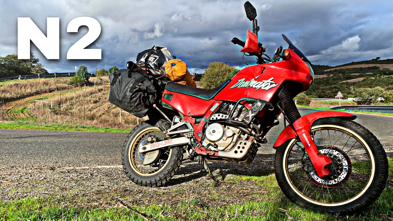 Маршрут 66 Португалии на Honda Dominator 650 Dual Sport! Путешествие на мотоцикле /16