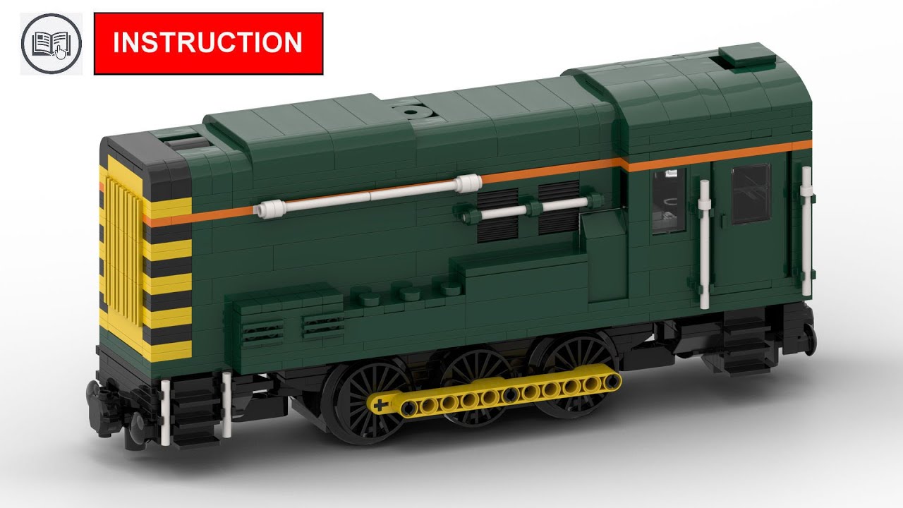 LEGO Train instruction - RC - Train - Diesel Shunter Class 08 - MOC