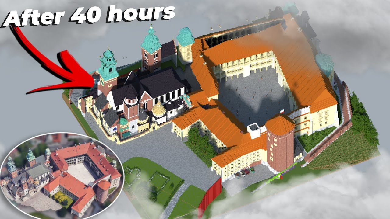 It wasn't easy to recreate this! ▪ Cracow/Krak&oacute;w in Minecraft [#20]  ▪  Wawel castle pt.2