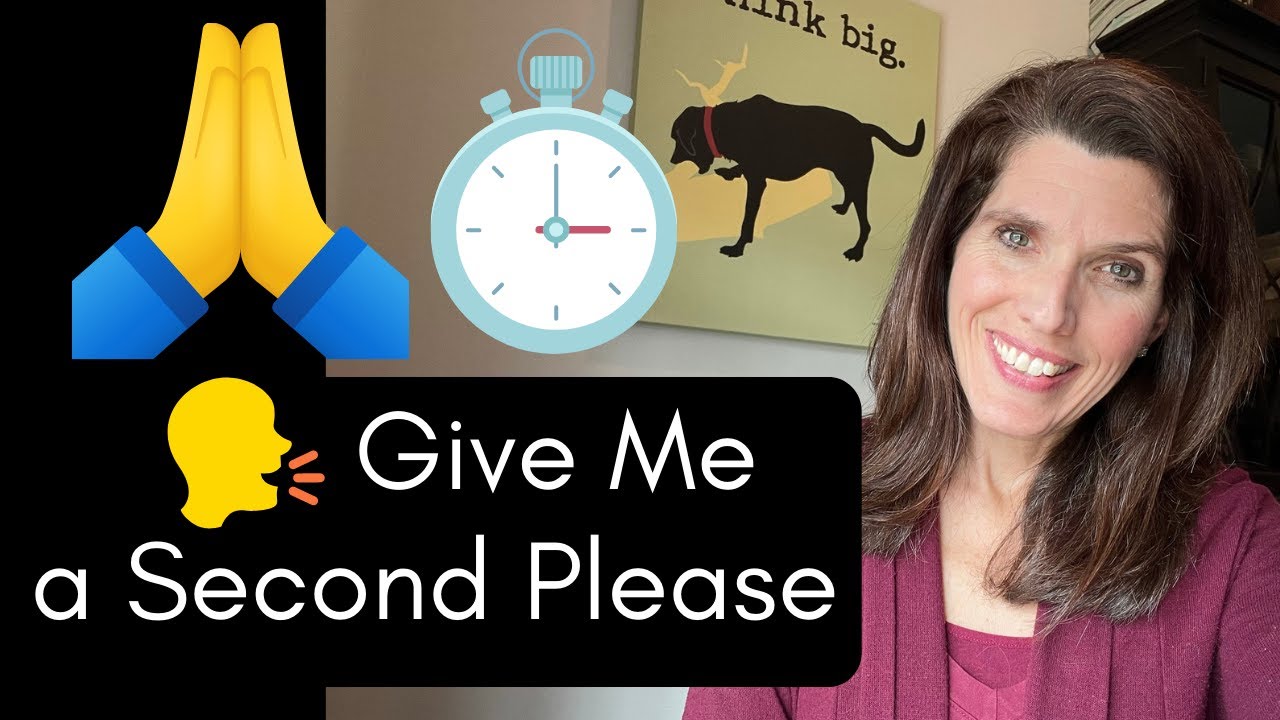 Aphasia | Stroke Recovery | Speech Exercise | Give Me a Second Please