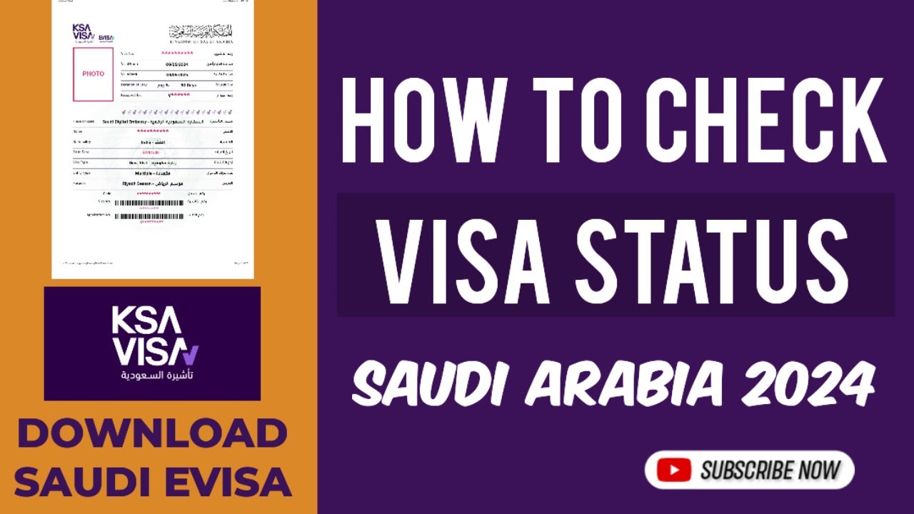 HOW TO CHECK VISA STATUS IN SAUDI ARABIA 2024 | Check Saudi Arabia Visa Status Online