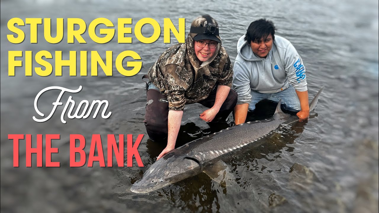 Bank fishing for Sturgeon on the Columbia River!