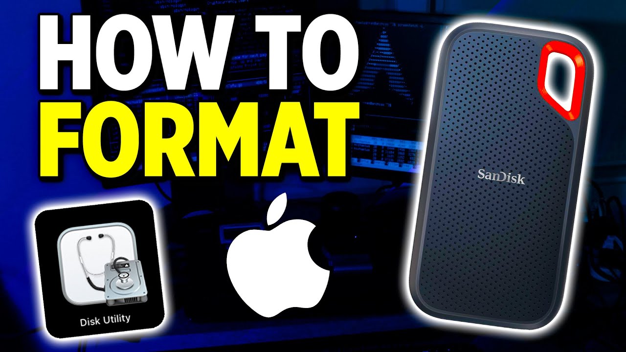 Как отформатировать SSD или NVME для Mac — какой формат использовать в 2024 году