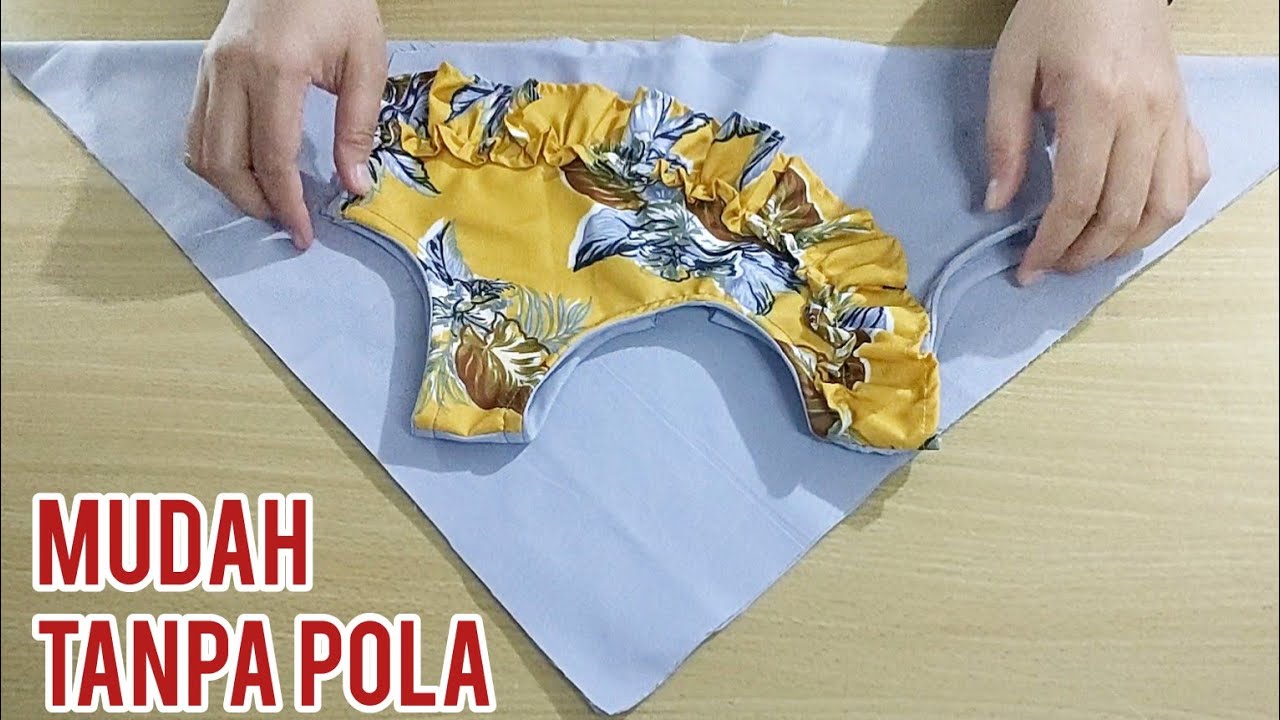 BEAUTIFUL||Baby frock cutting and stitching//Cara menjahit baju anak perempuan TANPA POLA