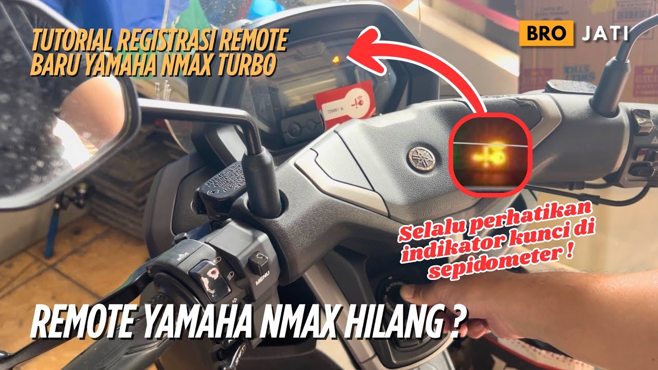 KUNCI REMOTE HILANG ⁉️ TUTORIAL REGISTRASI REMOTE BARU NMAX TURBO ‼️ #nmaxturbo #maxiyamaha