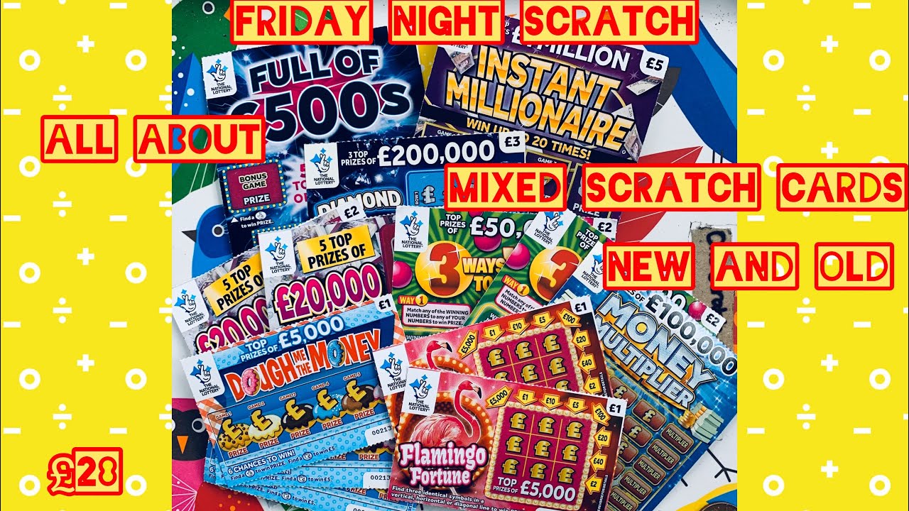 New and old mixed scratch cards, wins