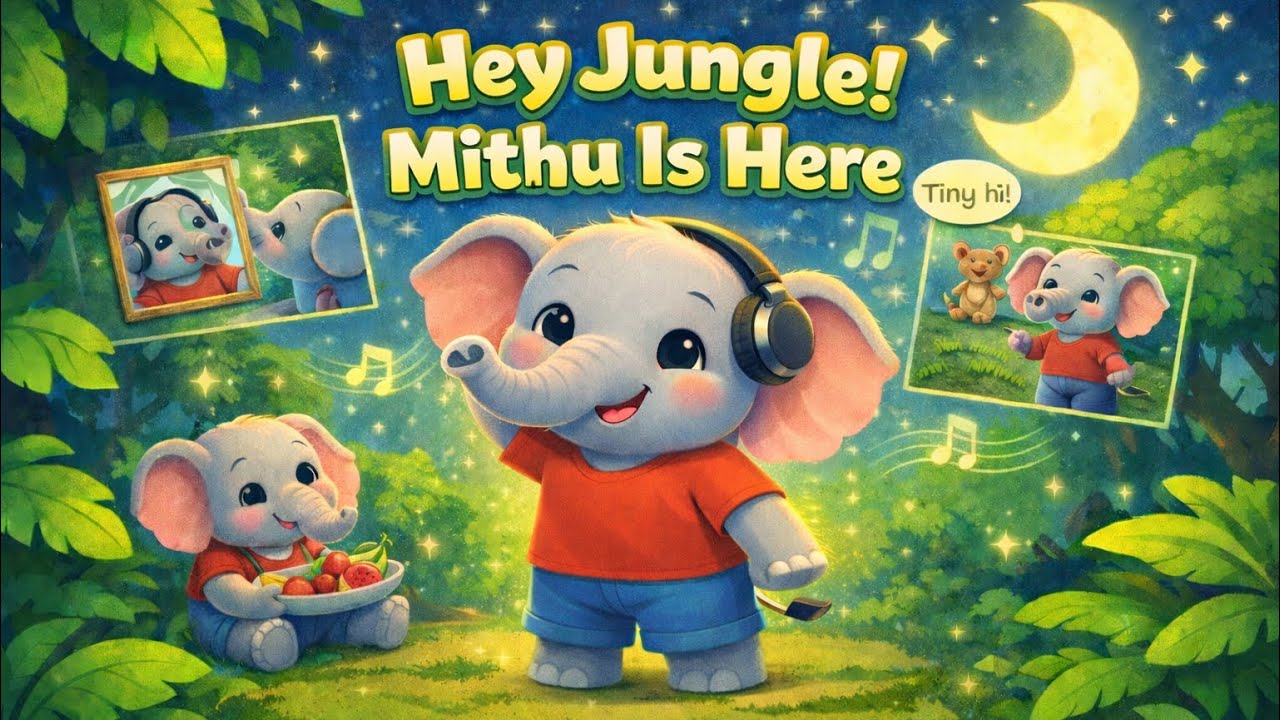Mithu Hathi Ka Jungle Beat 🐘🎶 | Hindi Rhymes | Kids Song |Funny Videos For Kids 