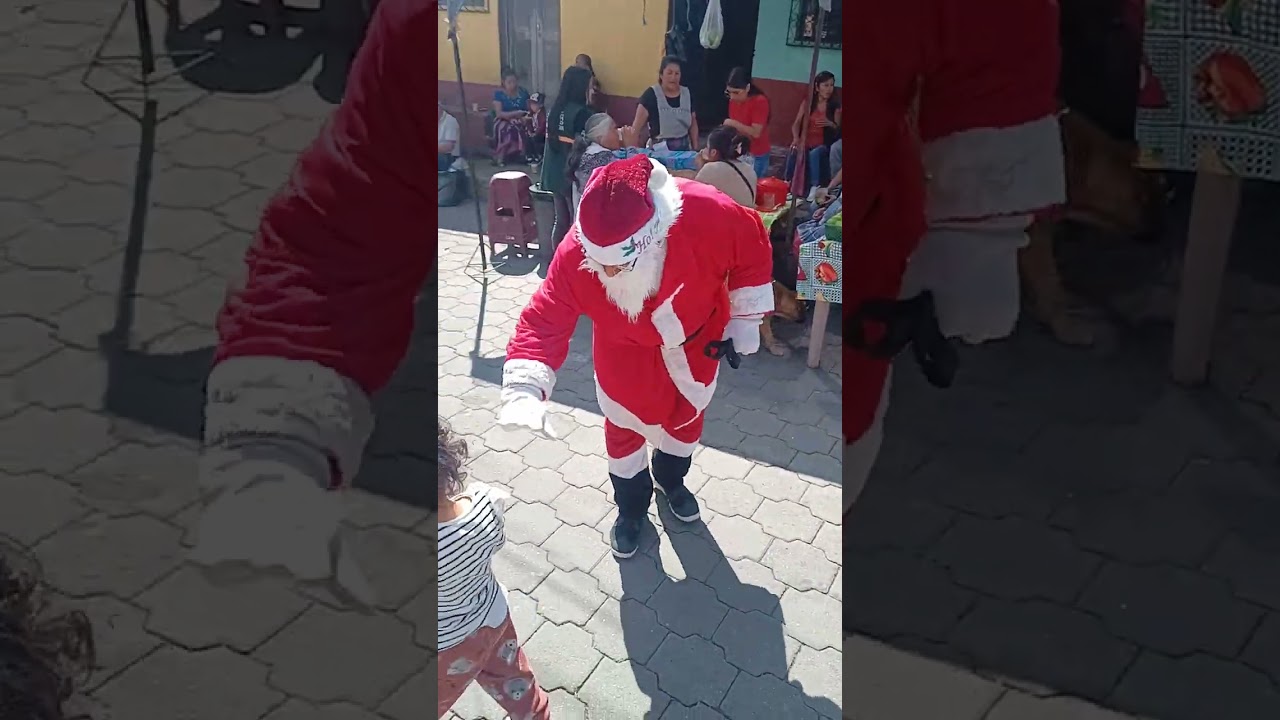 compartiendo con los niños un momento alegre