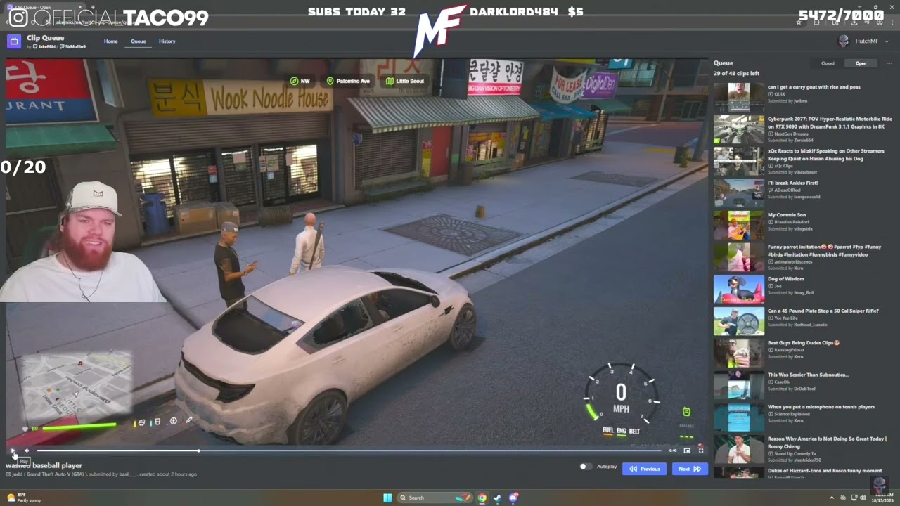 Taco реагирует на то, что Хатч защищает время CG на Nopixel | Prodigy RP | GTA RP | CG
