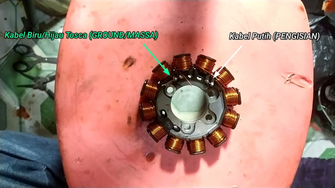 Tutorial Cara Gulung/Lilit Spul Honda Supra X 125 Fi New & Blade 125 Fi