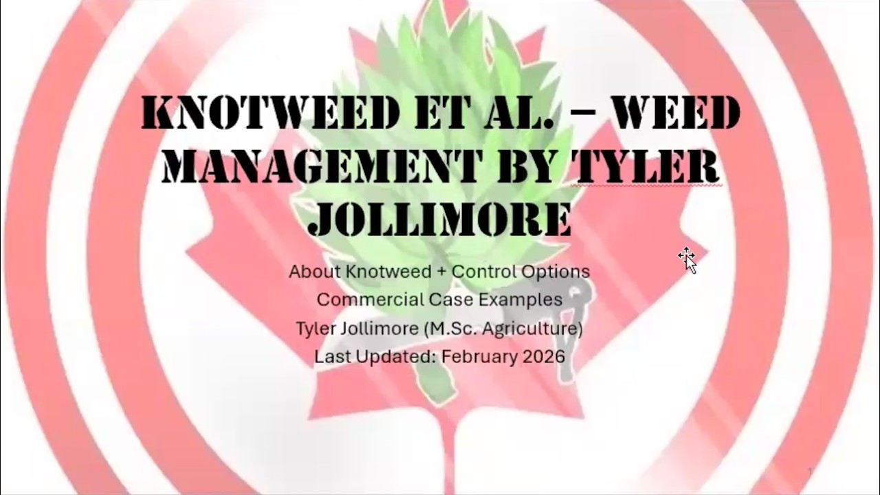 Tyler Jollimore | Knotweed et al. | 2026 Nova Scotia Invasive Species Forum