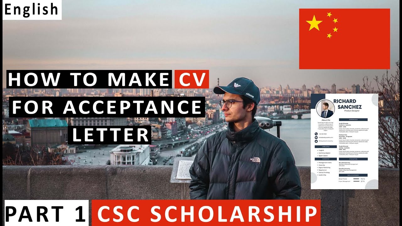 Стипендия CSC 2024 в Китае | Как составить профессиональное резюме для письма о зачислении | Част...