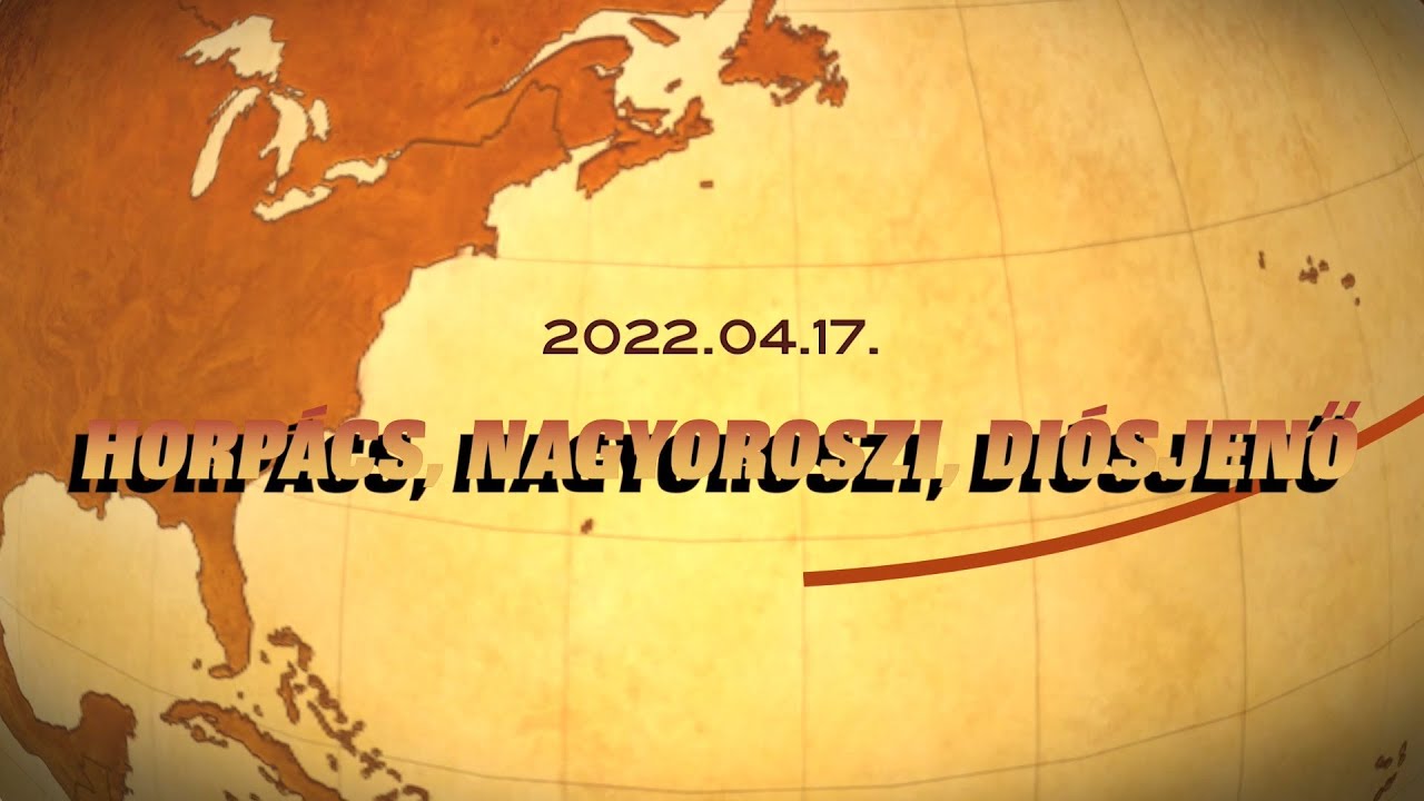 Horp&aacute;cs, Nagyoroszi, Di&oacute;sjenő 2022 04 17     HD 1080p