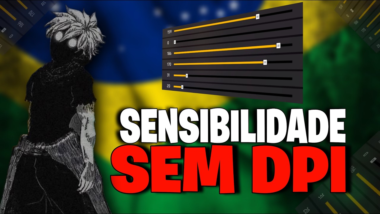 SENSIBILIDADE SEM DPI XITADA! PARA TODOS CELULARES! PARA SUBIR CAPA FÁCIL NO FREE FIRE!