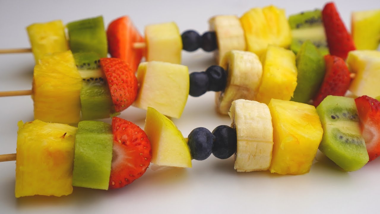 ¡BROCHETAS de FRUTAS para Fiestas!