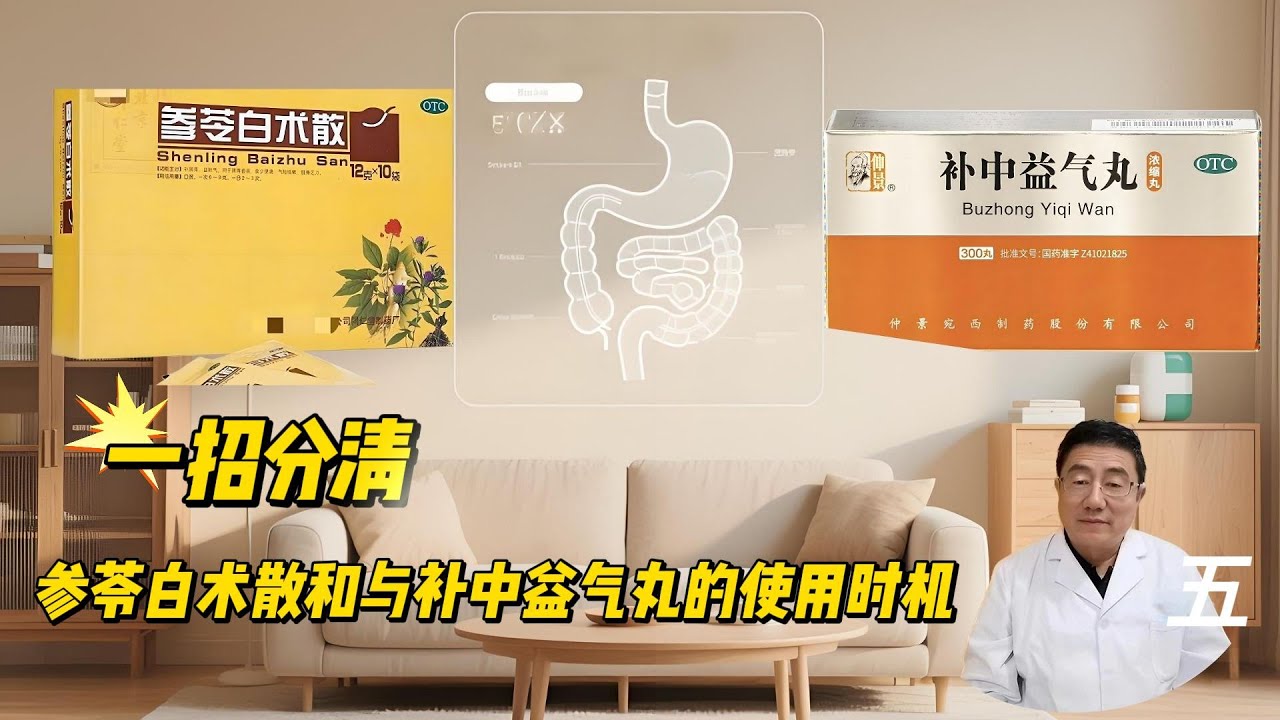 一招分清参苓白术散和补中益气丸&nbsp;| 你的药吃对了吗？参苓白术散和补中益气丸，别再用混了