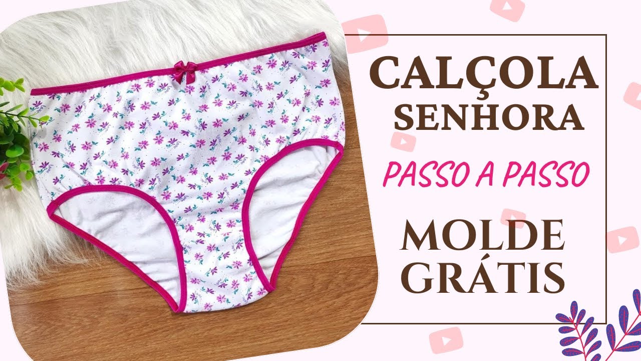 #MoldeGrátis | Como Fazer Calçola Passo a Passo - Ref 111