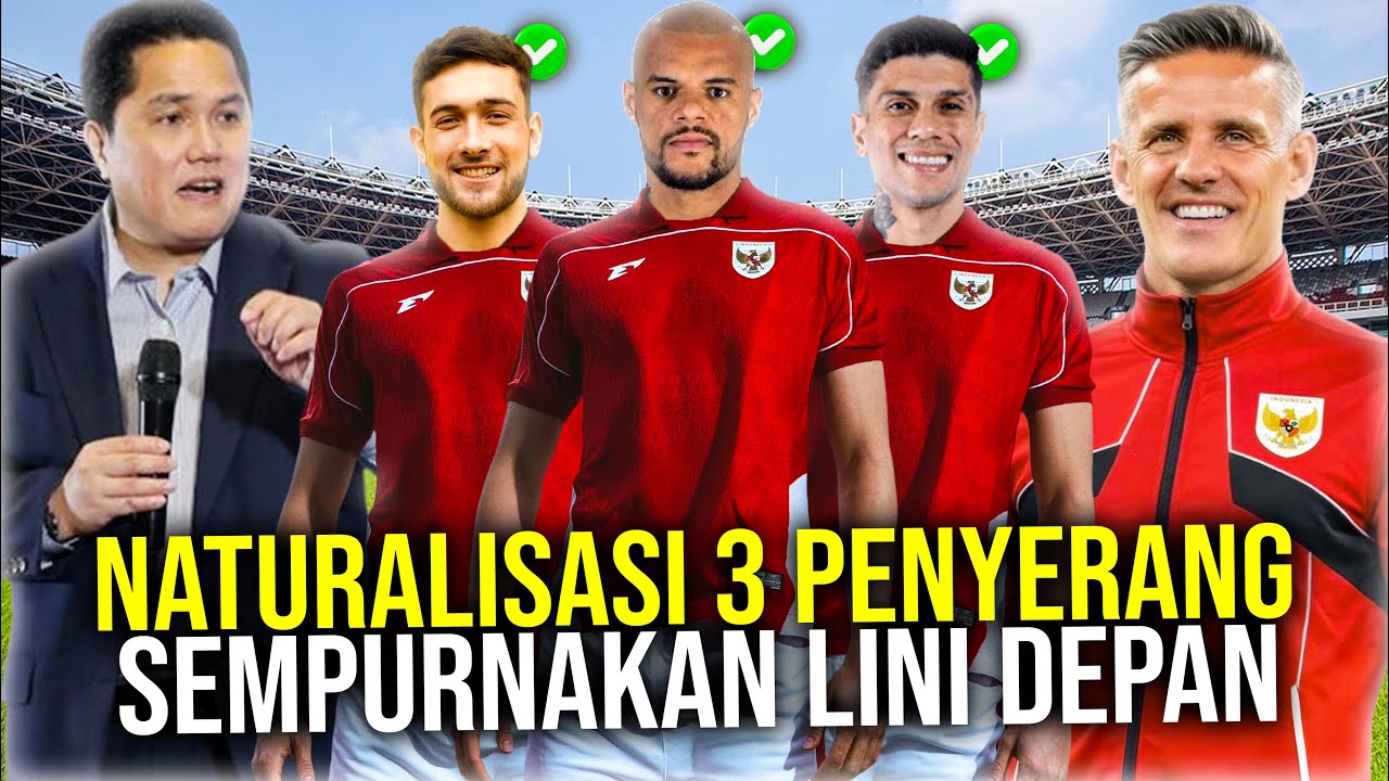 BERESKAN MASALAH LINI DEPAN JOHN HERDMAN DATANGKAN TIGA PENYERANG NATURALISASI BARU TIMNAS INDONESIA