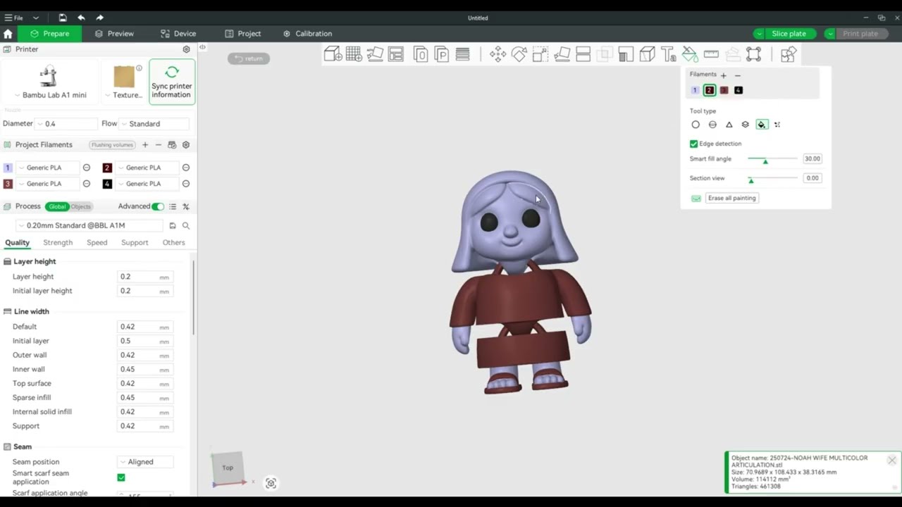 How To Paint a 3MF File in Bambu Studio