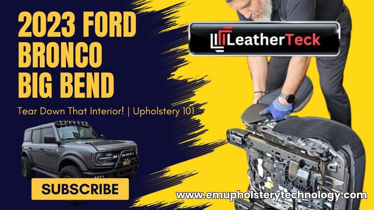 2023 Ford Bronco Seat Upholstery Removal Like a Pro! | Fast, Clean & Damage-Free Upholstery Tricks