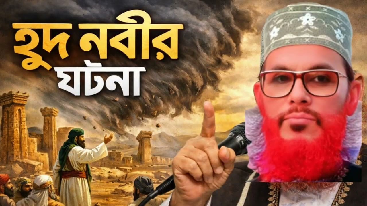 হুদ নবীর ভয়ংকর ঘটনা | যে শাস্তি নেমে এসেছিল পুরো জাতির উপর! #new Waz/ sayde waz 