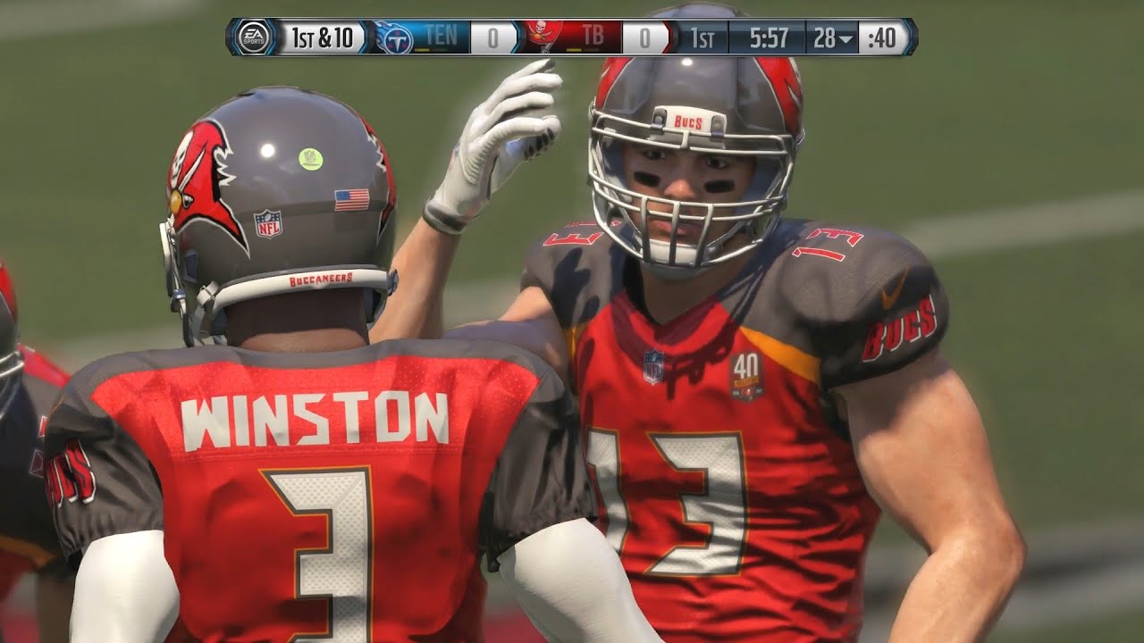 Madden NFL 16 - Buccaneers vs Titans FULL MATCH (60fps 1080p) | EA Access