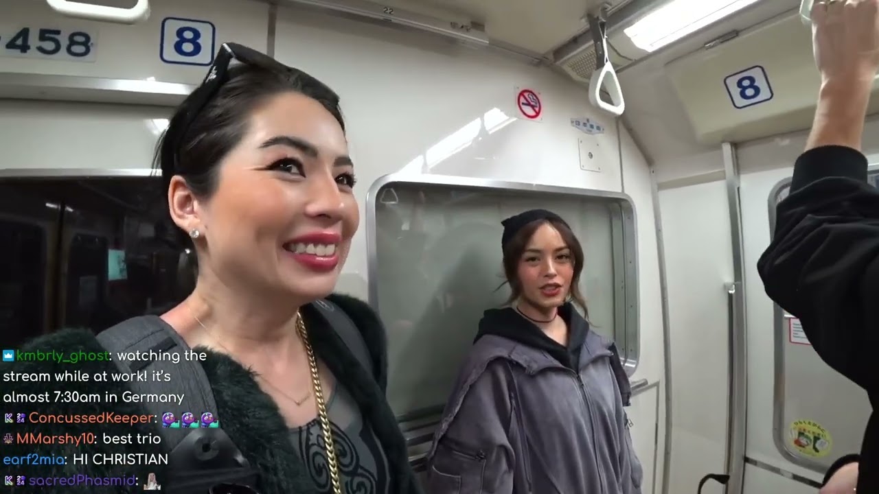 Japan Day 8 Japanese Theatre | Caroline Kwan POV, Phin, Christian, _Rhyme_, +2 more