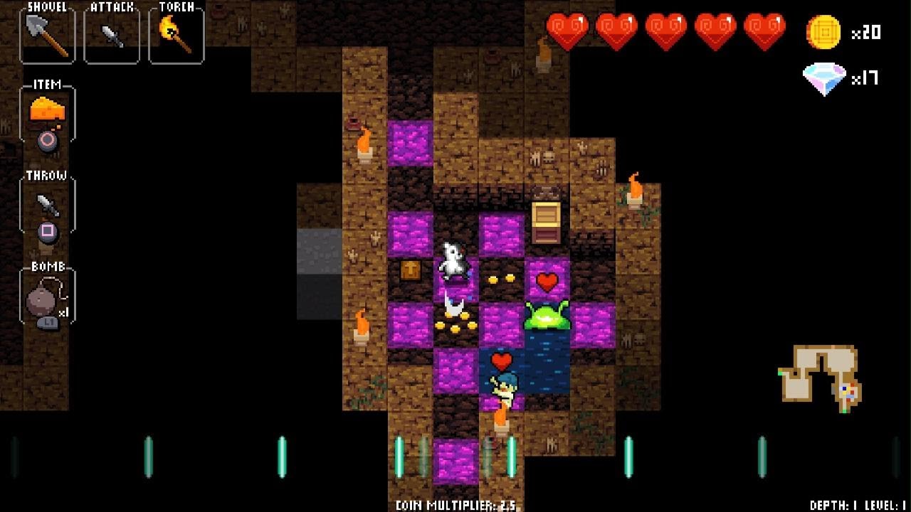 Crypt of the NecroDancer Zone 1