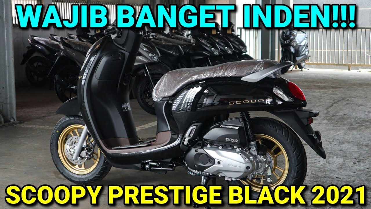 HONDA SCOOPY PRESTIGE BLACK 2021