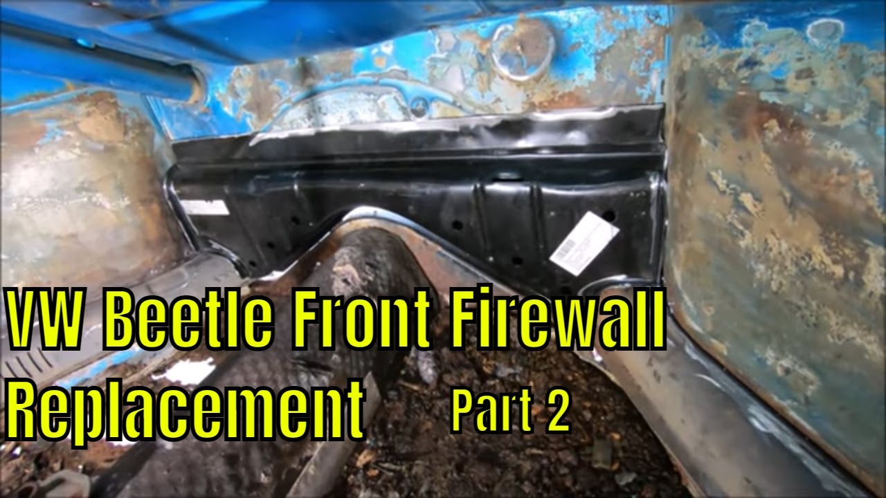 Replacing the Front Firewall on a VW Bug  - 1960 “SICKXTY” VW Beetle DIY Volksrod Baja -19