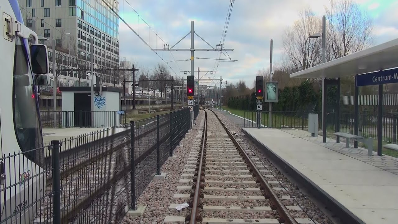 Zoetermeer Centrum West - Zoetermeer Driemanspolder | HTM RandstadRail 3 | Alstom RegioCitadis 4043