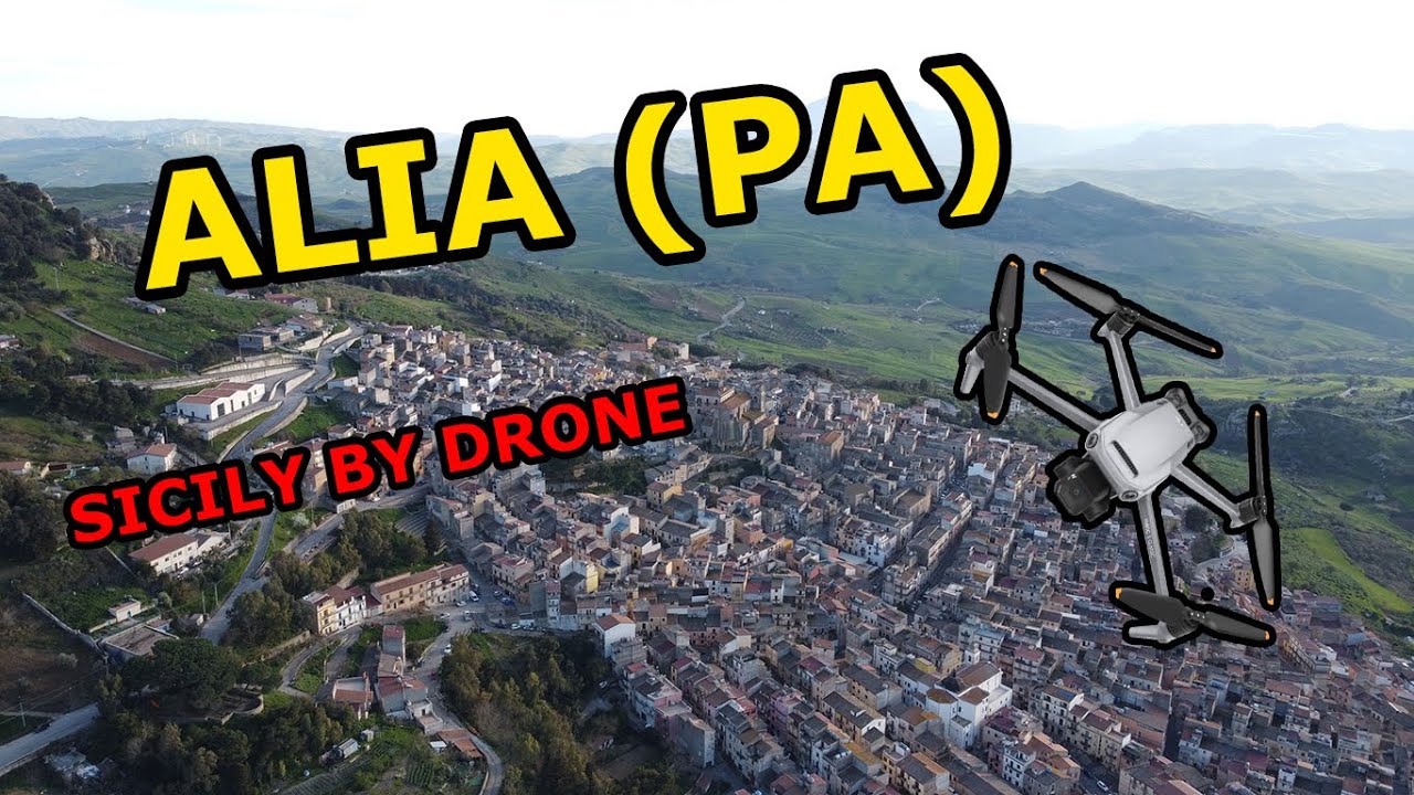 ALIA (PA), SICILY, ITALY. Amazing drone footage (2K Video)