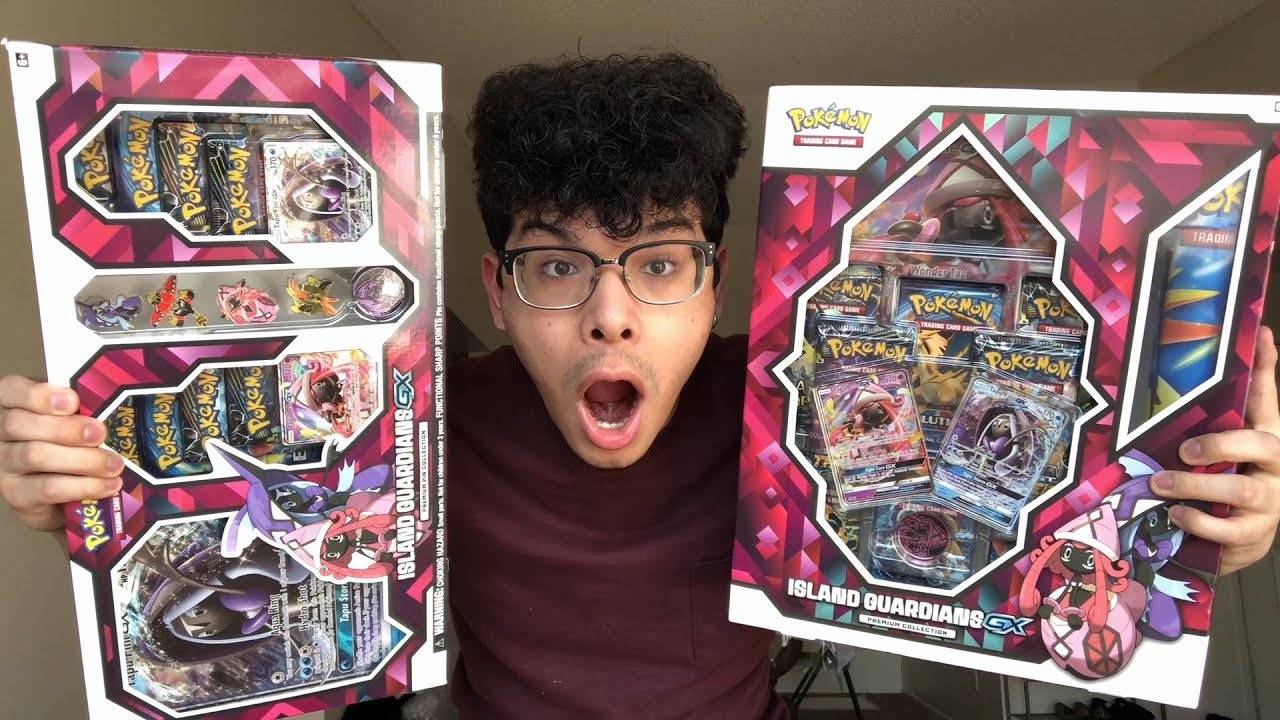 Opening BOTH *NEW* ISLAND GUARDIANS POKEMON CARD COLLECTION BOXES!