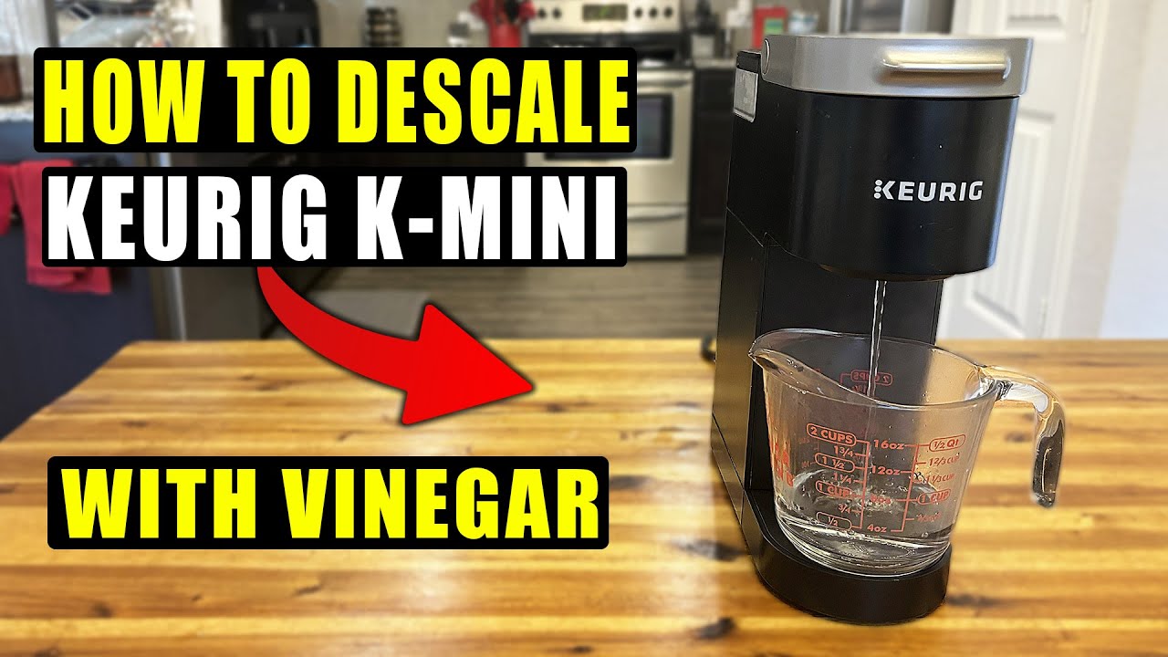 HOW TO CLEAN / DESCALE KEURIG K-MINI! (With Vinegar)